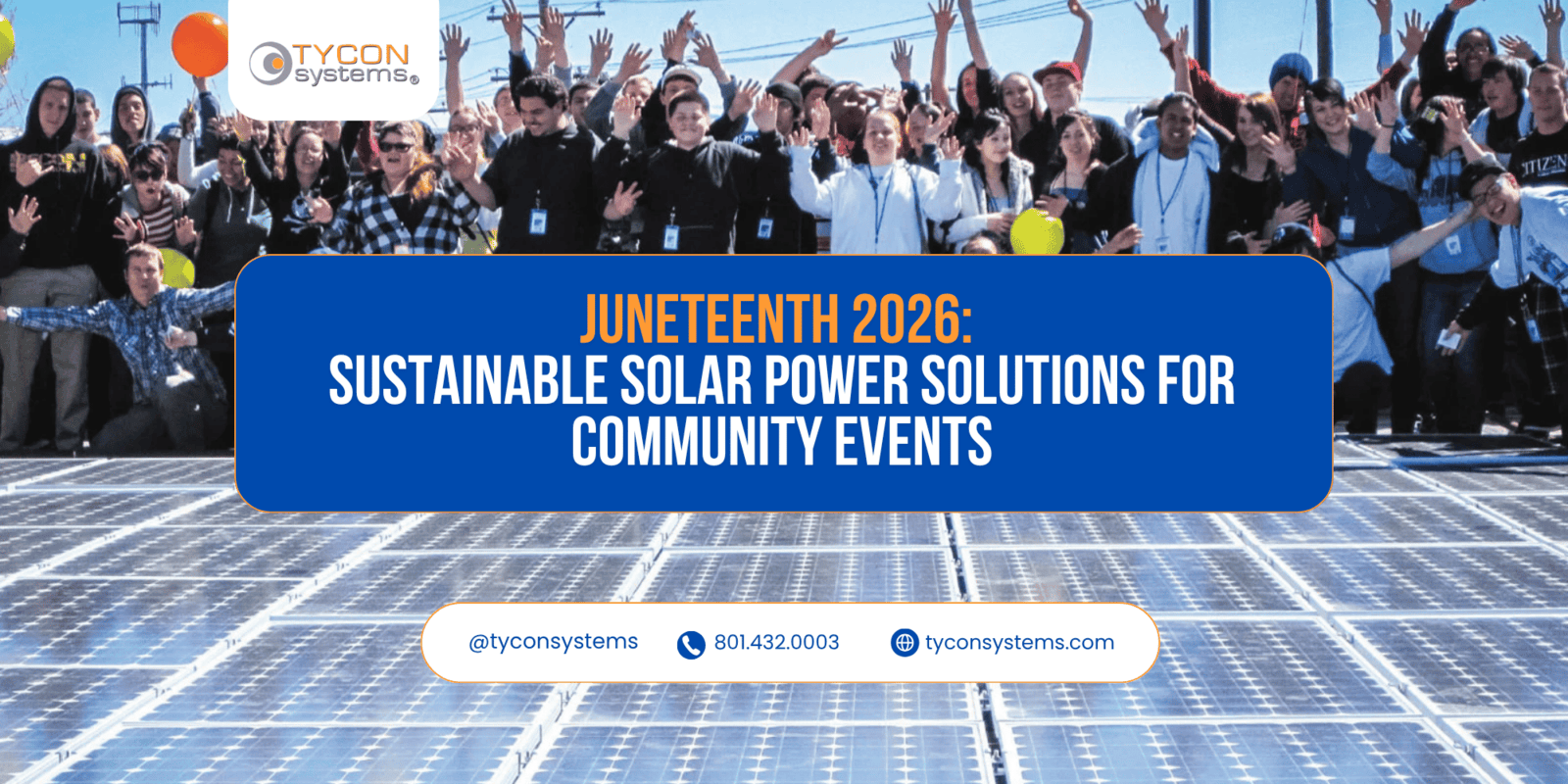 Juneteenth 2026: Solar Power for Community Events | Tycon®